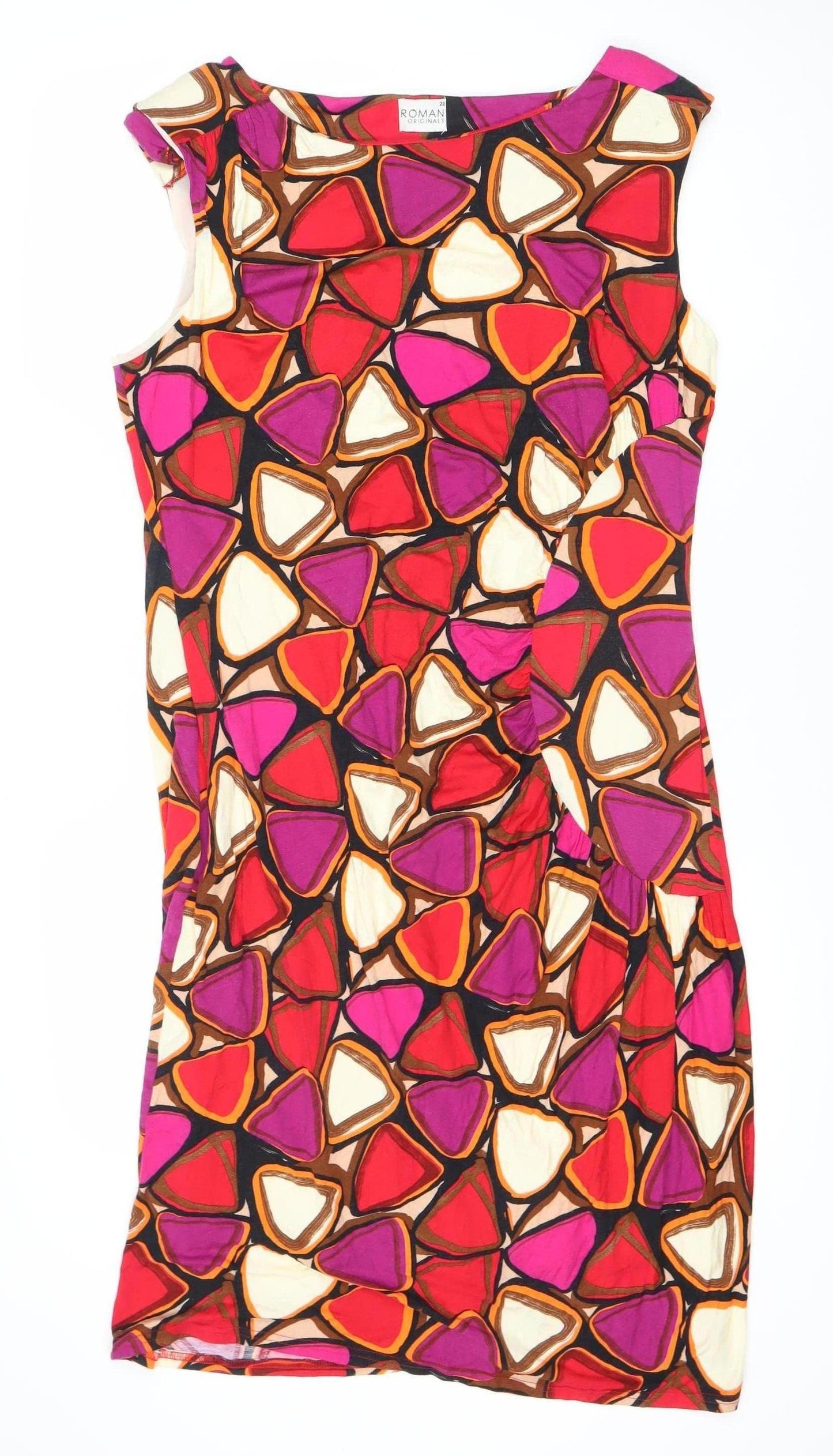 Roman Originals Women's Multicoloured Geometric Dress