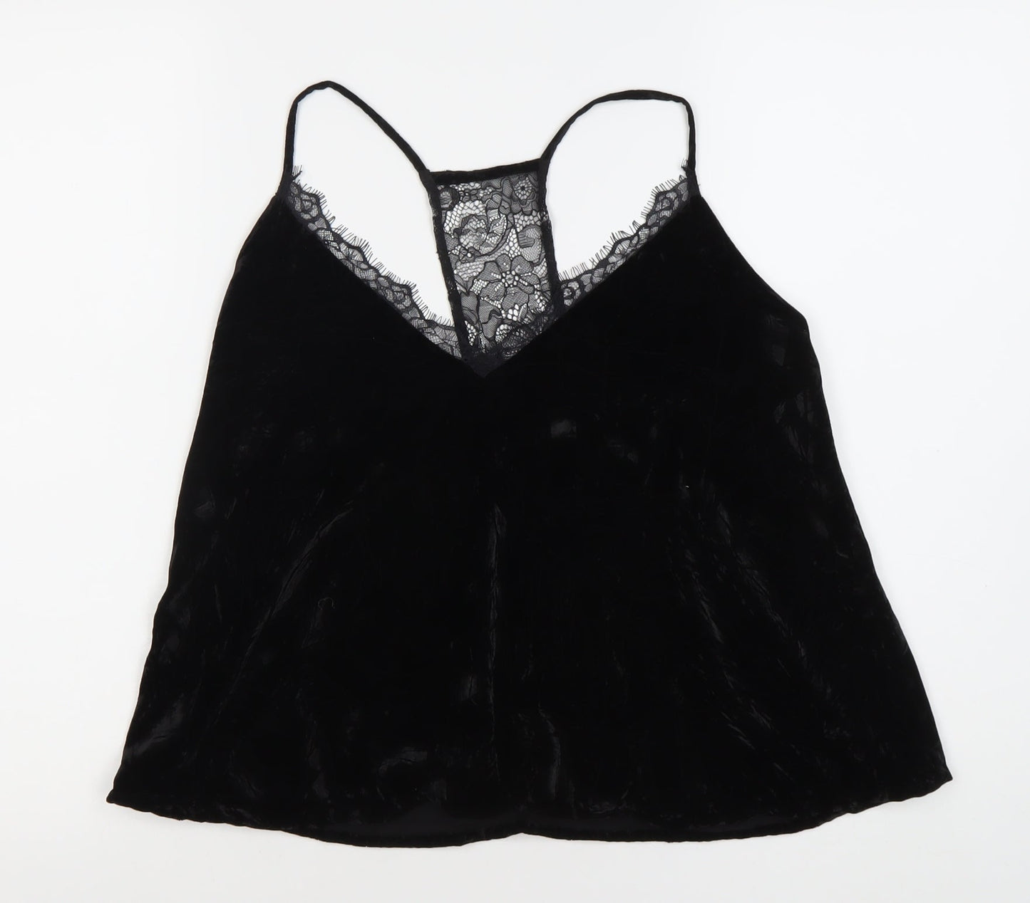 French Connection Black Lace Camisole Women XS