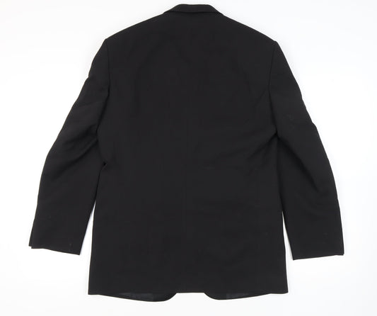 Marks and Spencer Men's Black Blazer, Size M, Formal