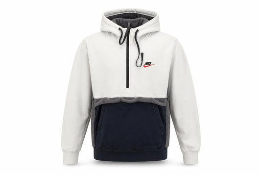 Mens UK S  Nike Multicoloured 1/2 Zip Hoodie