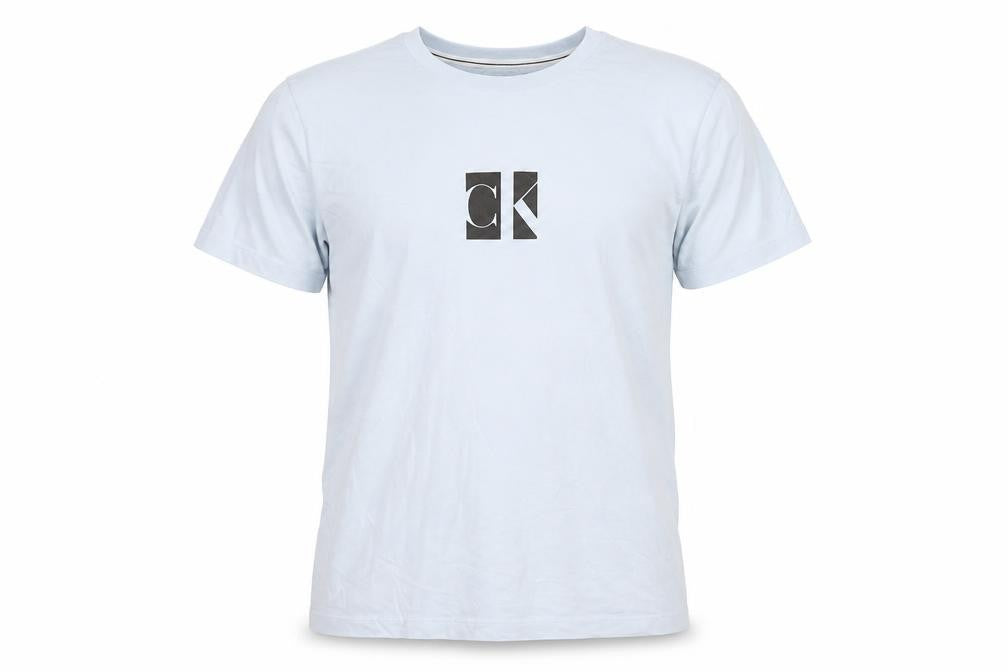 Mens UK Size M Calvin Klein Jeans Blue  Cotton T-Shirt
