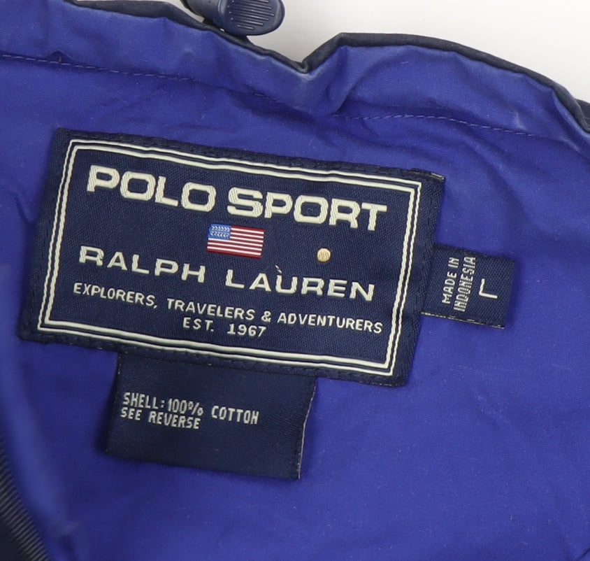 Polo Sport Ralph Lauren Men's Blue Basic Jacket L
