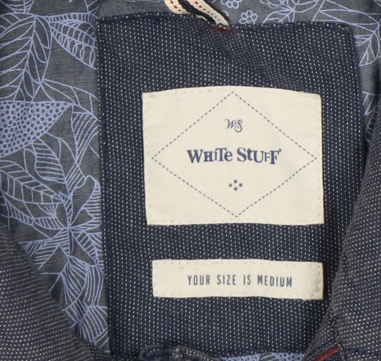 White Stuff Men's Grey Medium Basic Jacket
