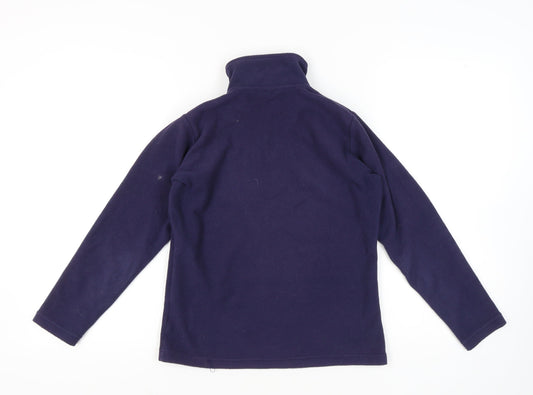 Freedom Trail Women's Blue Henley Fleece Hoodie