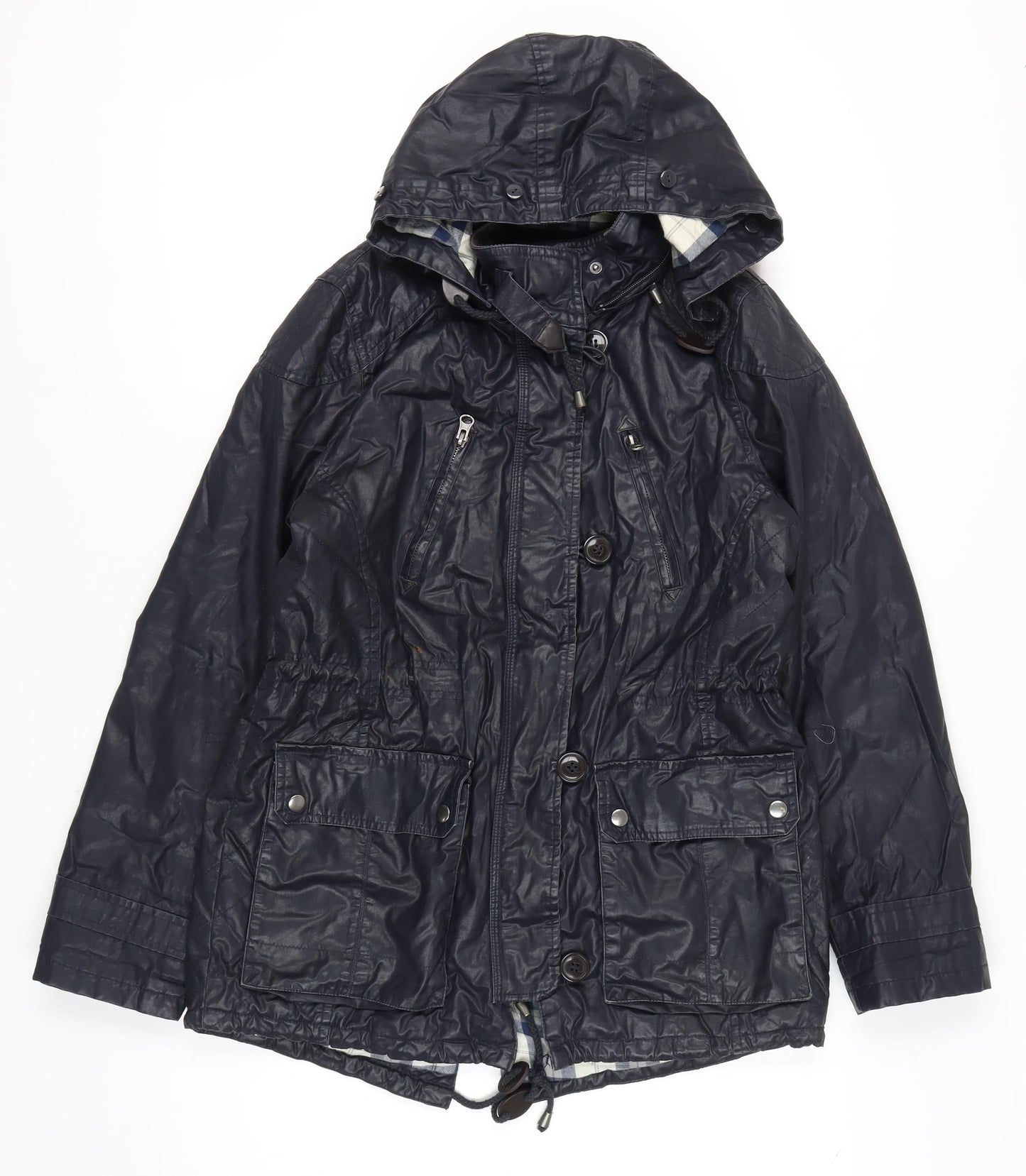 Marks and Spencer Women's Black Parka Jacket Size 10