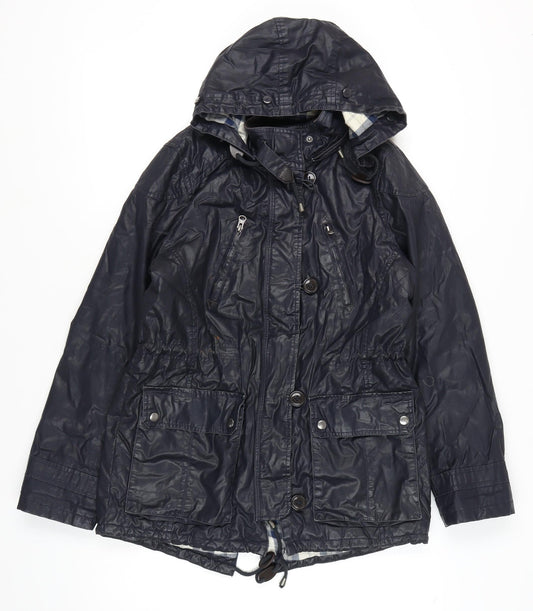 Marks and Spencer Women's Black Parka Jacket Size 10