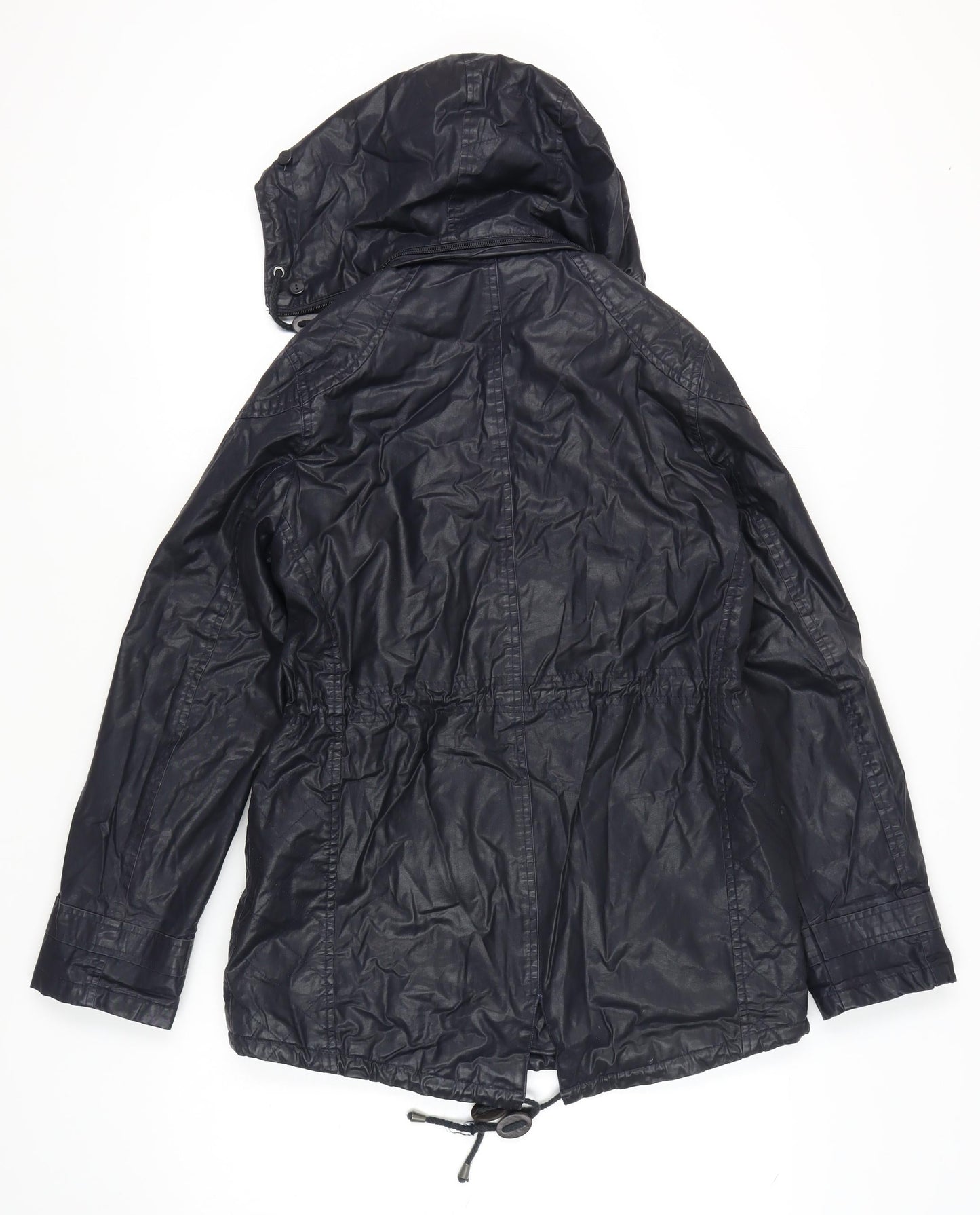 Marks and Spencer Women's Black Parka Jacket Size 10