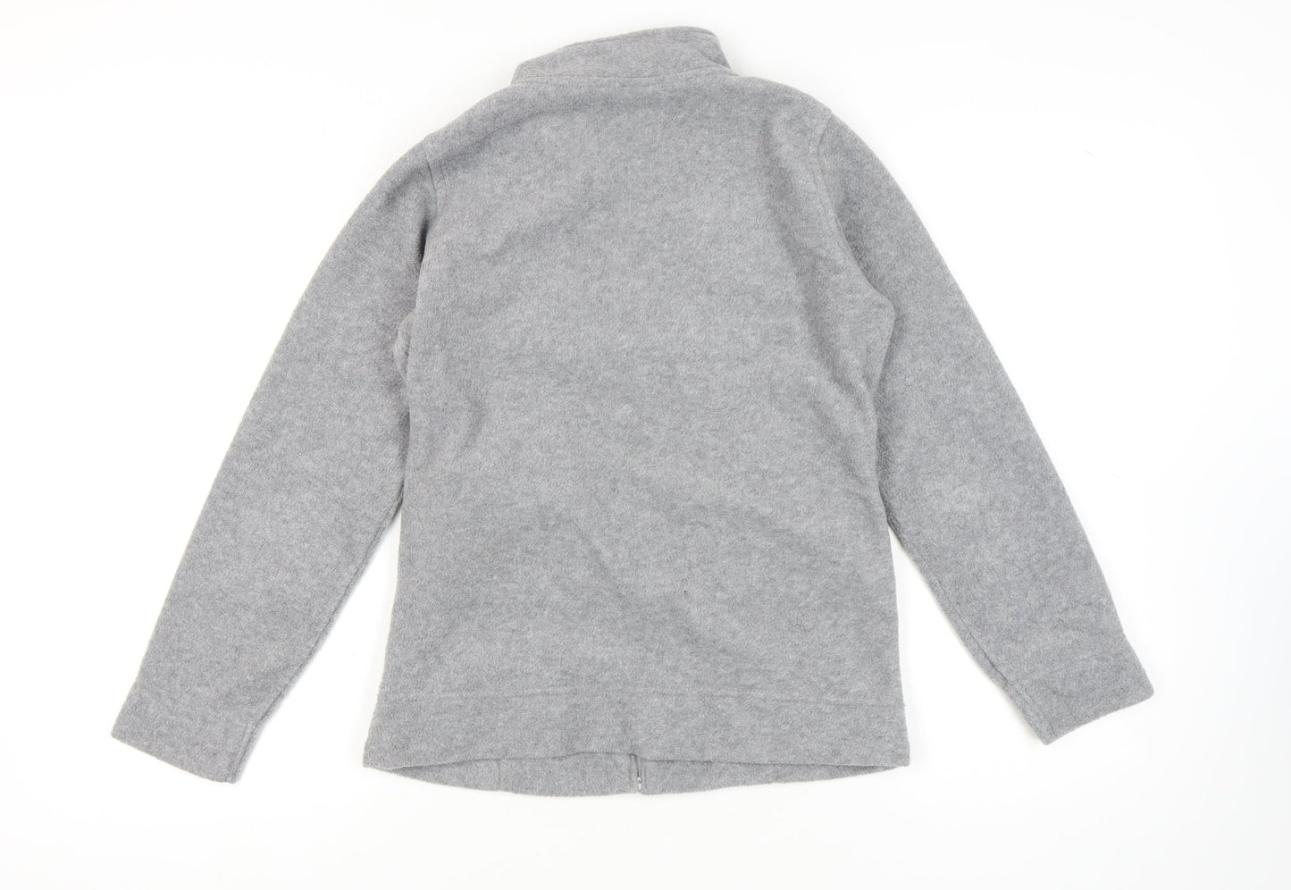 ISLE Women's Grey Fleece Zip Jacket - Size S