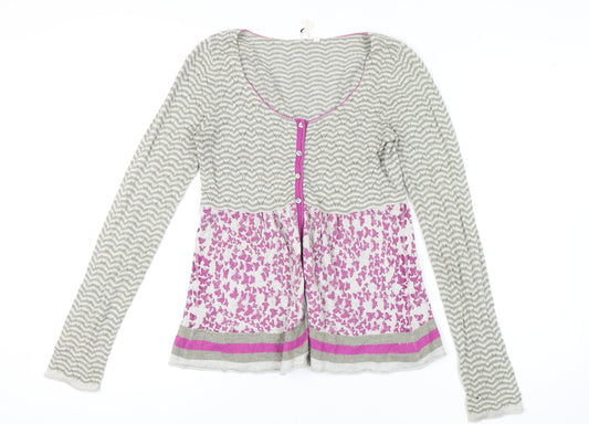 White Stuff Women’s Multicoloured Cardigan Size 12