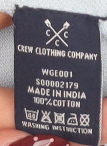 Crew Clothing Women’s Blue Cotton Polo Shirt Size 8
