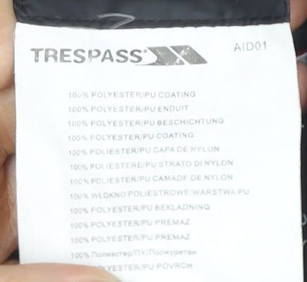 Trespass Men's Black Rain Jacket S Waterproof