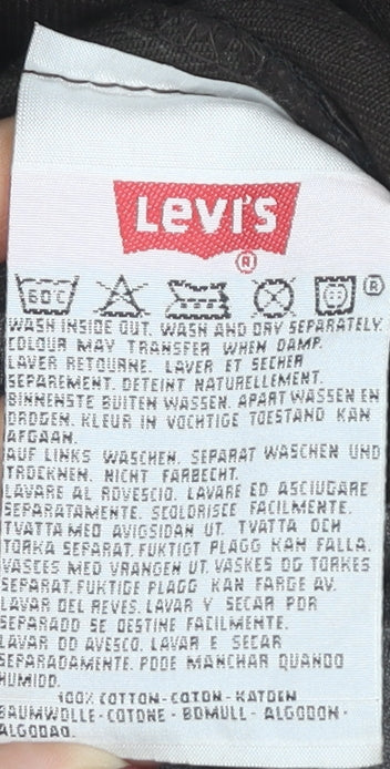 Levi's Men's Brown Jeans 29W 34L Denim 501