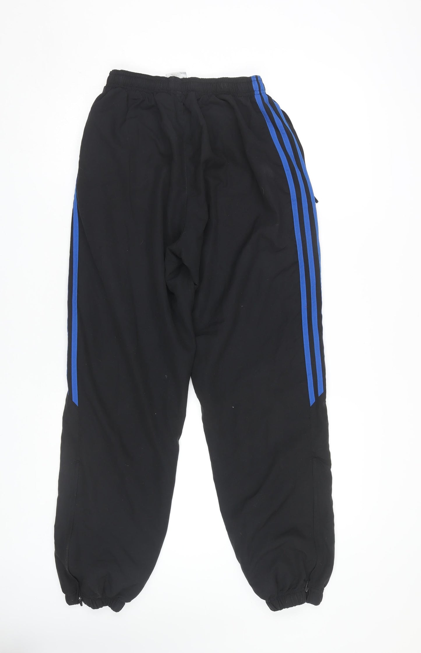Adidas Boys Black Jogger Trousers 10-11 Years Elastic Waist