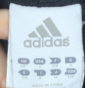 Adidas Boys Black Jogger Trousers 10-11 Years Elastic Waist