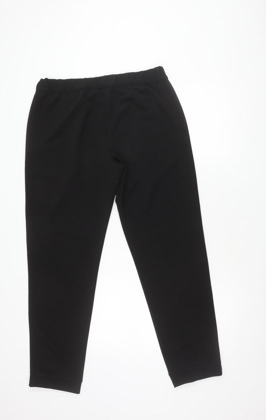 French Connection Women's Black Tapered Trousers UK 12