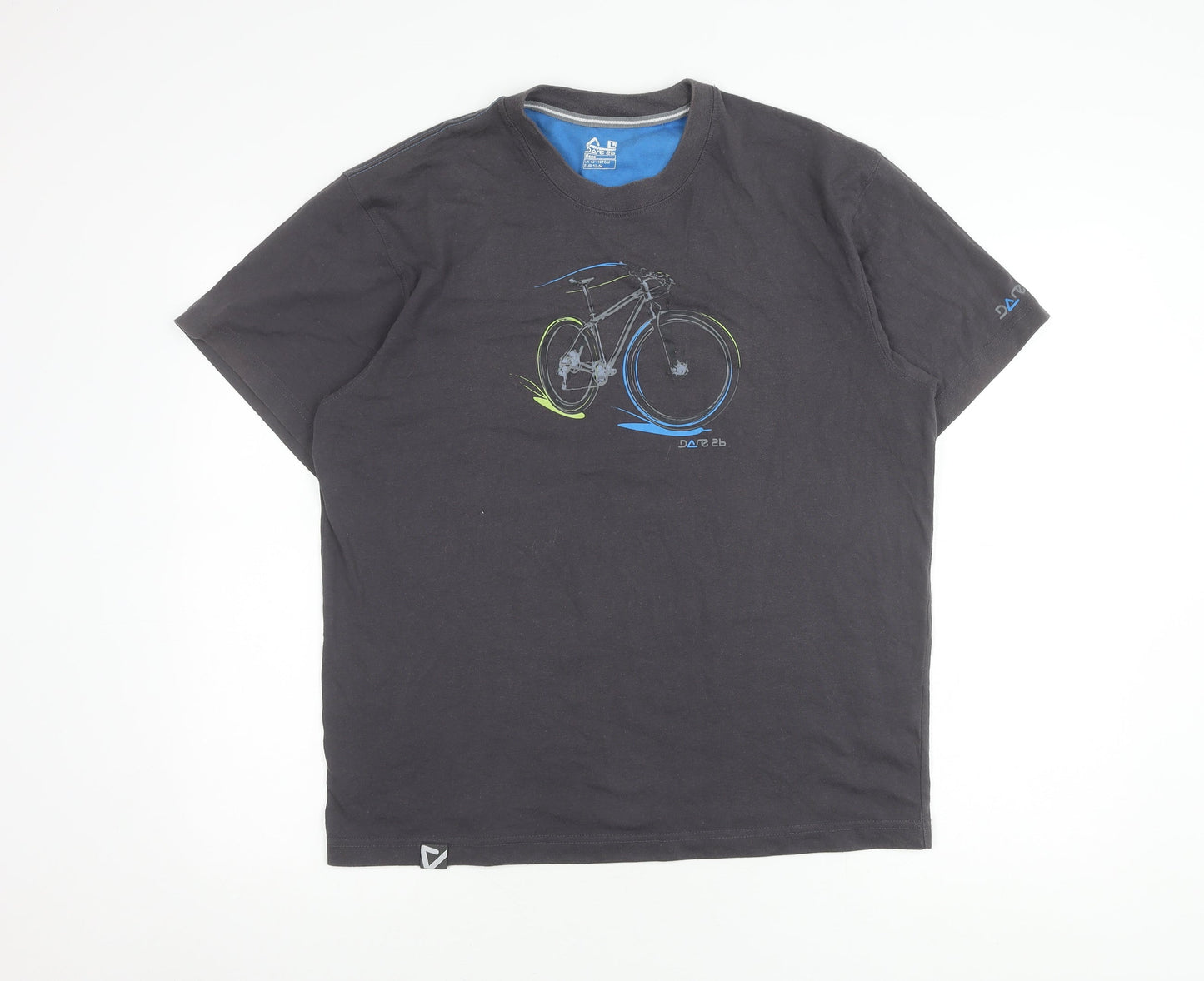 Dare 2b Men's Grey Graphic Sports T-Shirt Size L