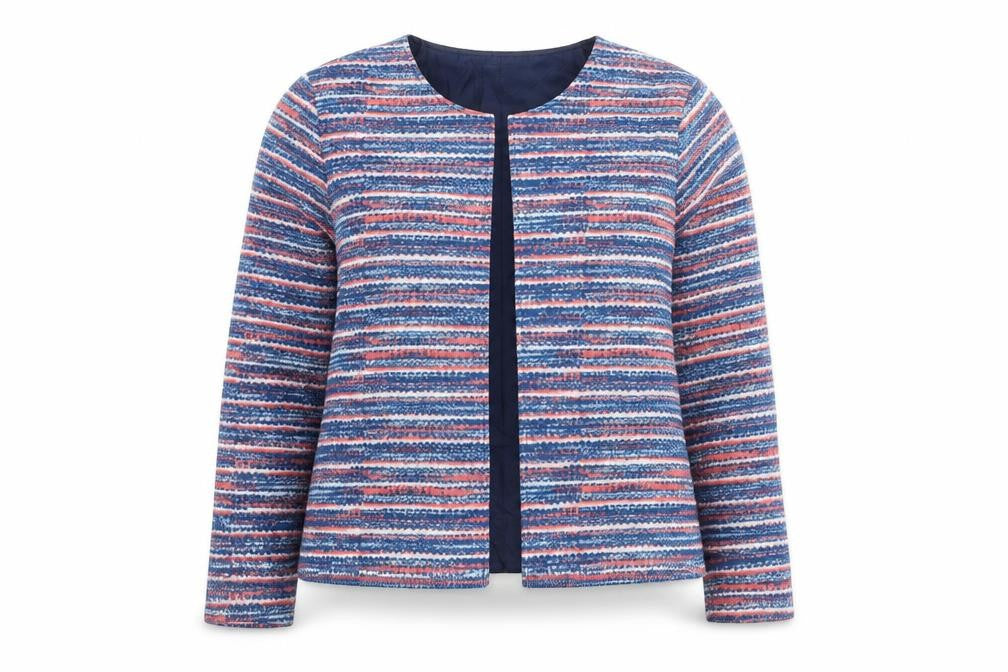 Anne De Lanҫay Women's Multicoloured Striped Jacket L