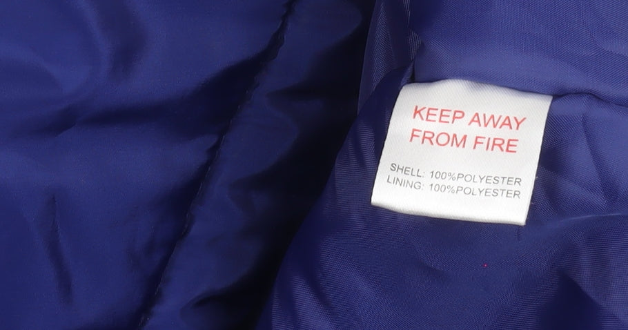 JBC Women's Blue Hooded Jacket Size 12