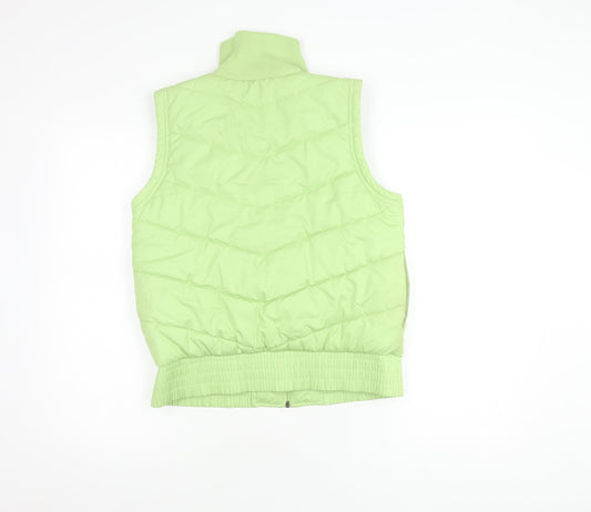 Puma Women's Green Polyester Waistcoat, Size 12