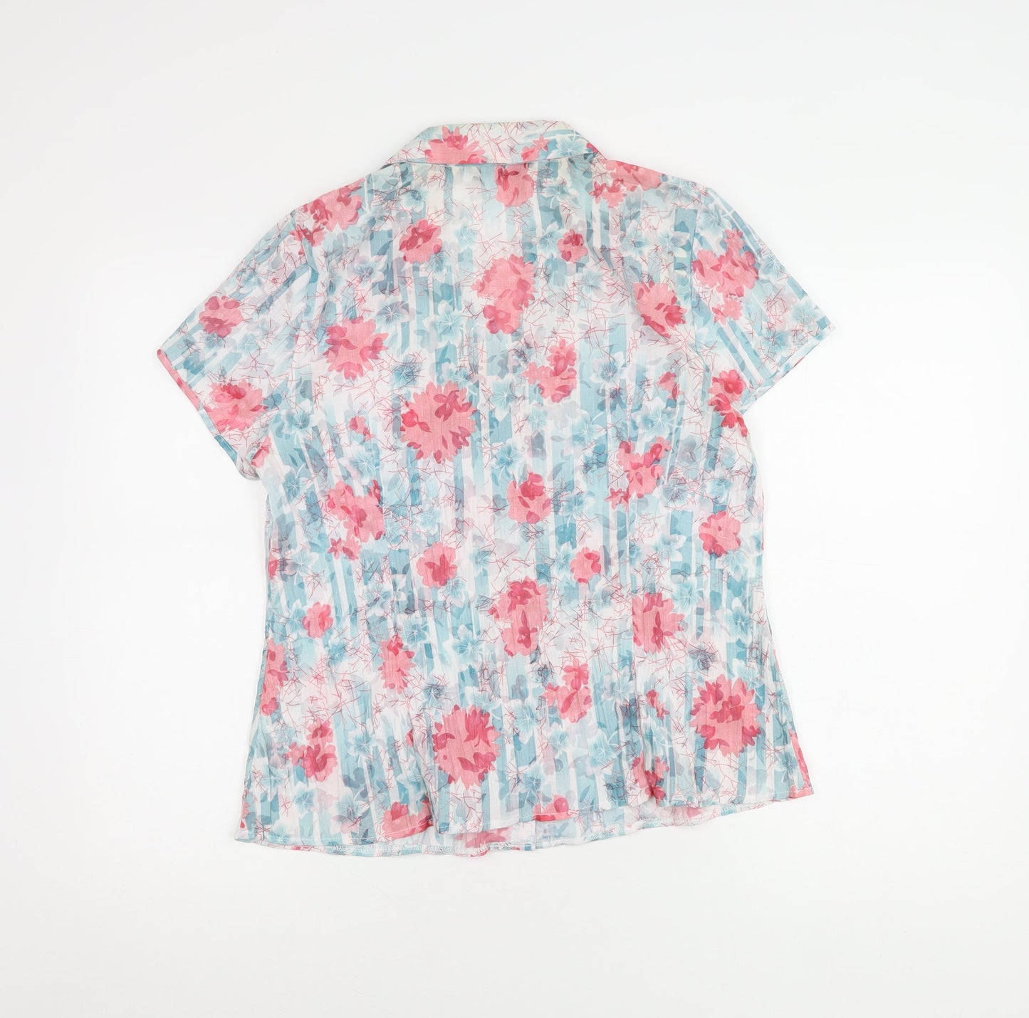 Bm Women's Floral Multicoloured Blouse Size 14
