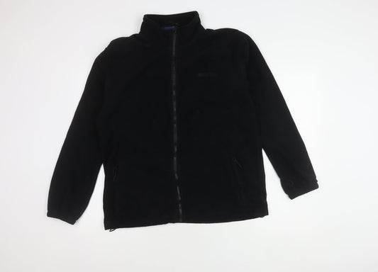 Mountain Warehouse Men's Black Fleece Jacket, M