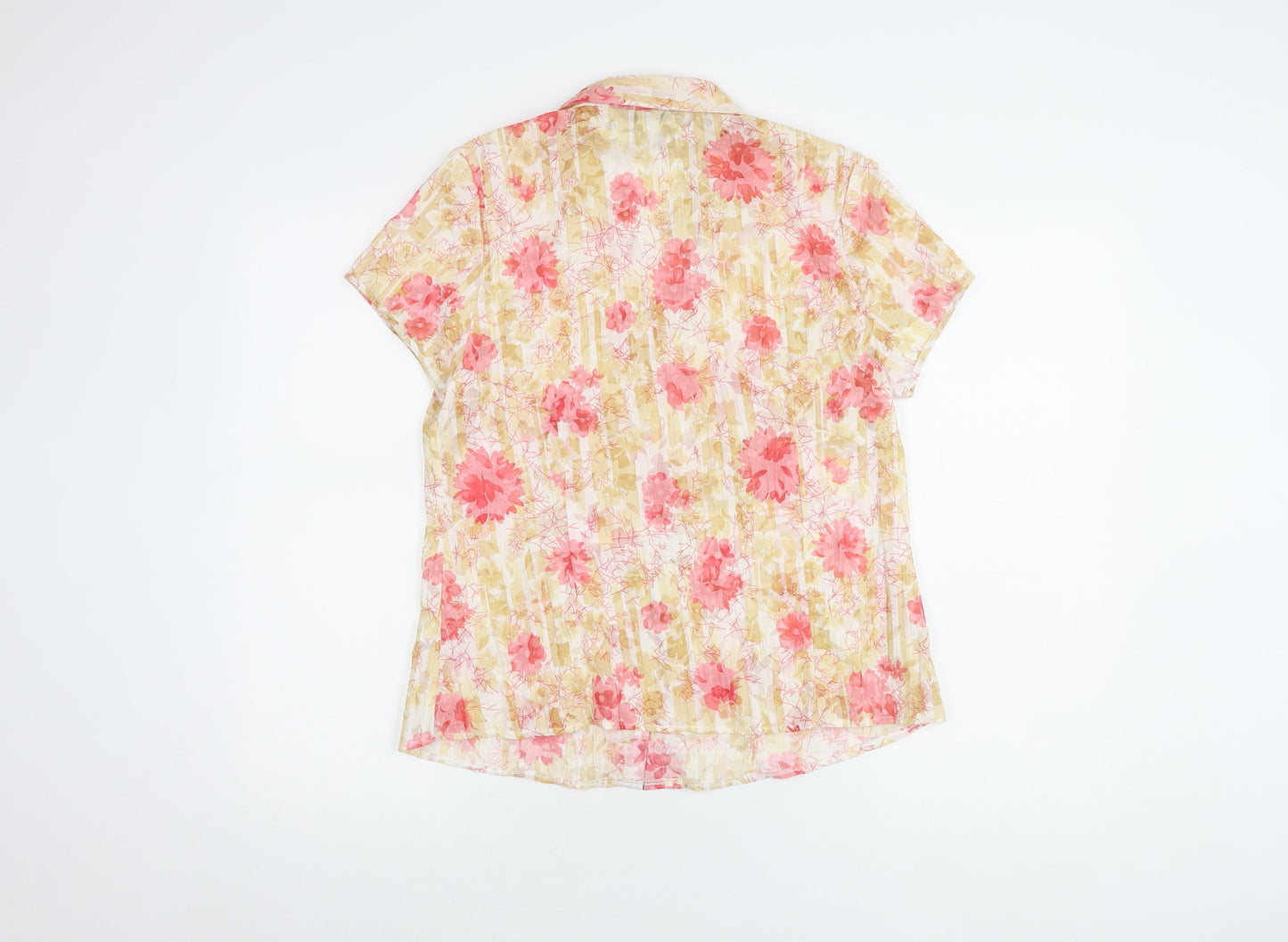 Bm Women's Multicoloured Floral Blouse Size 14