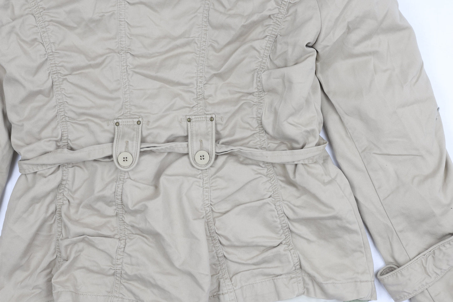 Next Women's Beige Trench Coat, Size 12