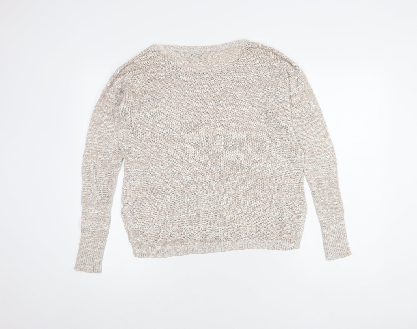 American Eagle Women’s Beige M Knit Pullover Jumper