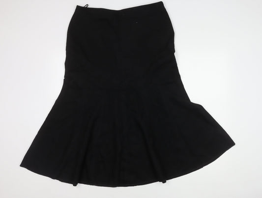 Marks and Spencer Women's Black Flare Skirt
