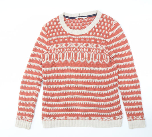 Fat Face Women's Red Pullover Jumper, Size L