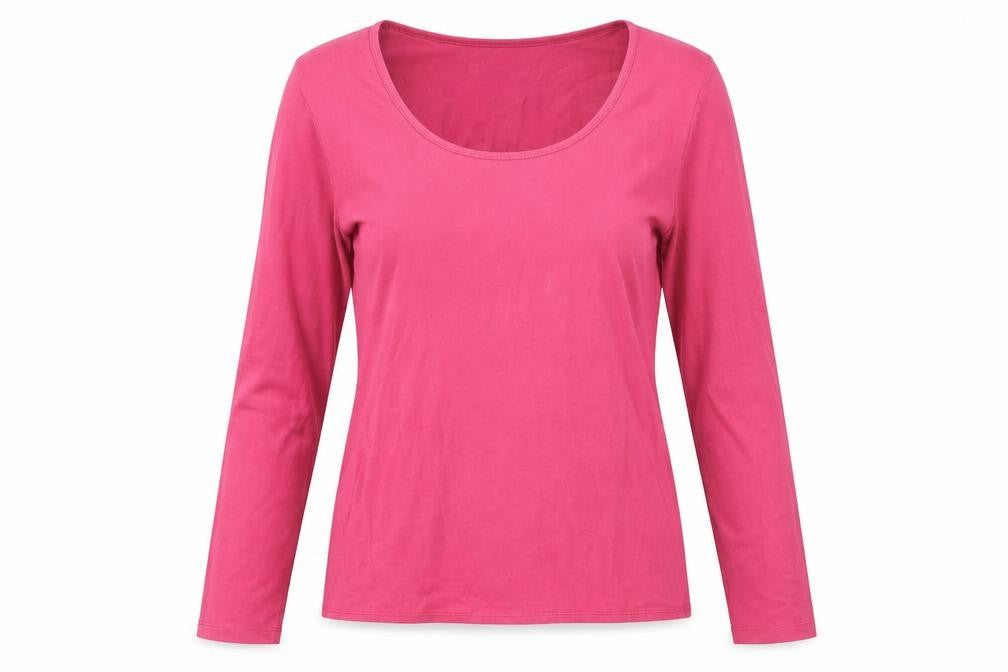 Womens UK Size M KEW Pink Cotton Blend T-Shirt