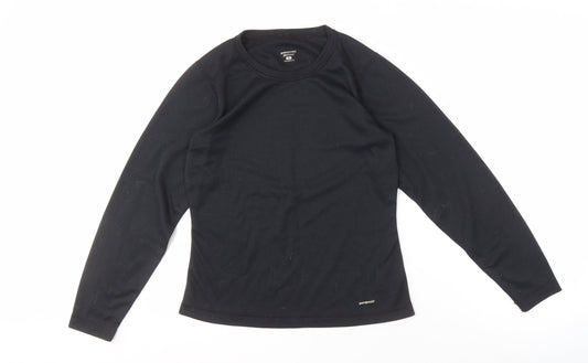 Patagonia Women's Black Long Sleeve Jersey Top - M