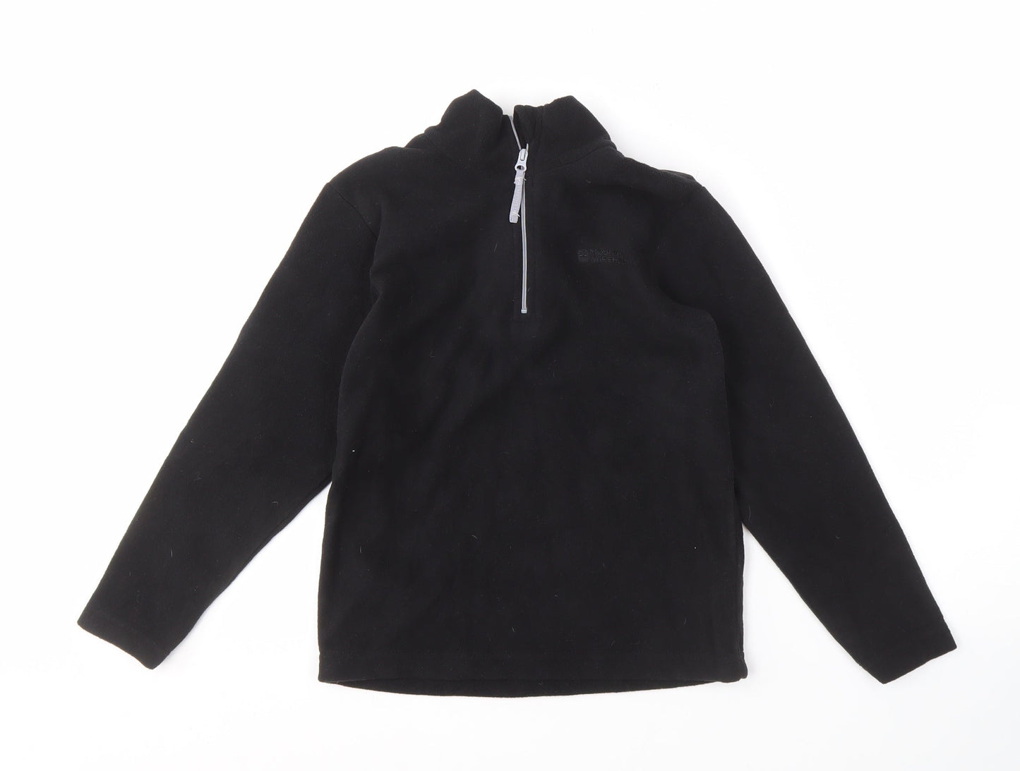 Mountain Warehouse Boys Black Fleece Pullover Hoodie, 9-10 Years