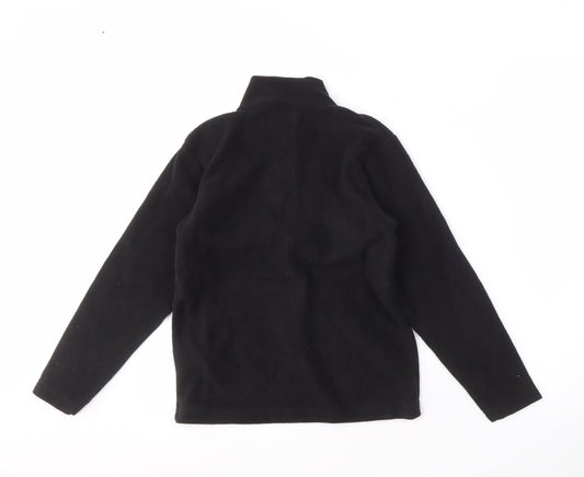 Mountain Warehouse Boys Black Fleece Pullover Hoodie, 9-10 Years