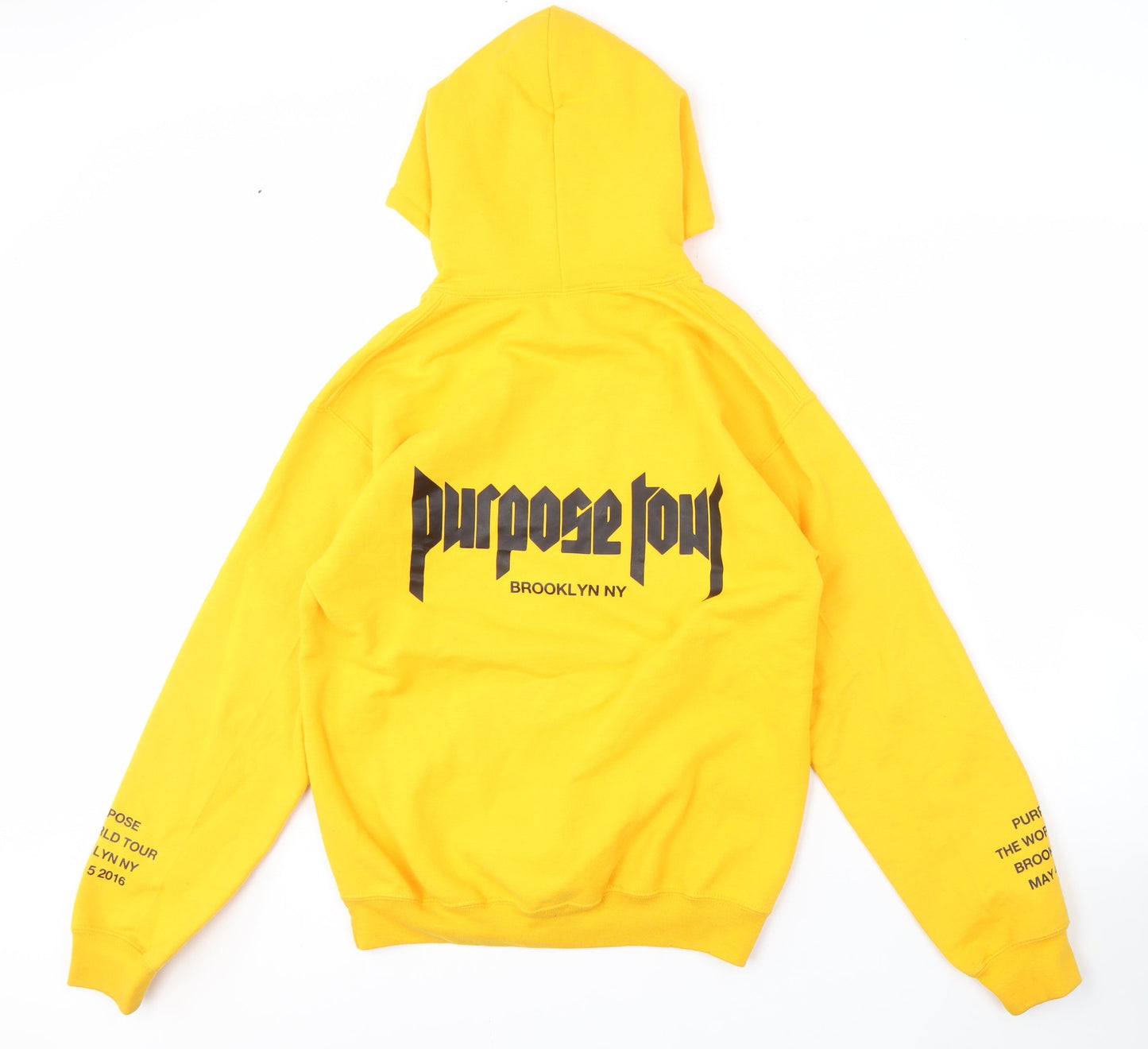 Gildan Men's Yellow Security Hoodie S Pullover
