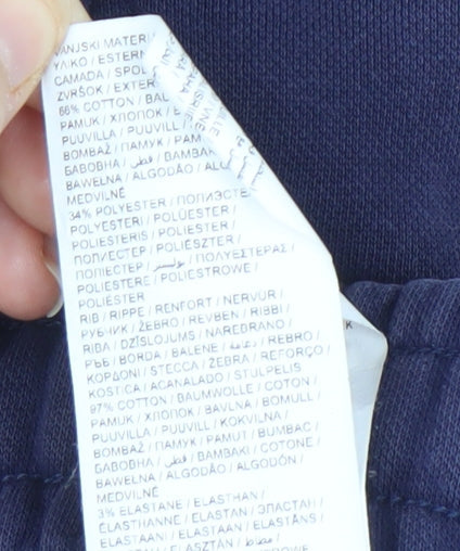 Puma Men's Blue Fleece Joggers Size M