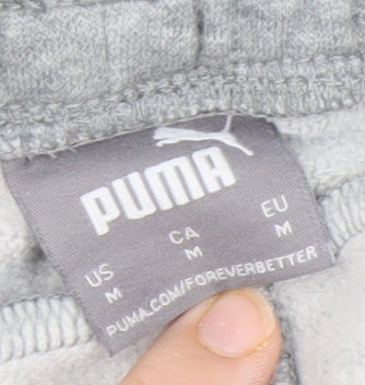 Puma Men's Grey Jogger Trousers Size M