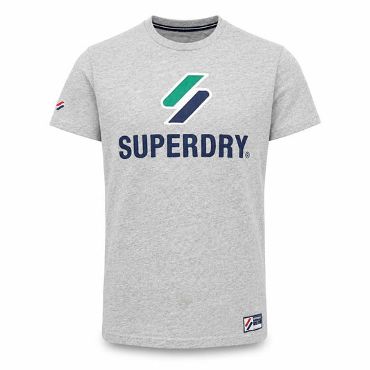 Mens UK Size S Superdry Grey  Cotton Blend T-Shirt