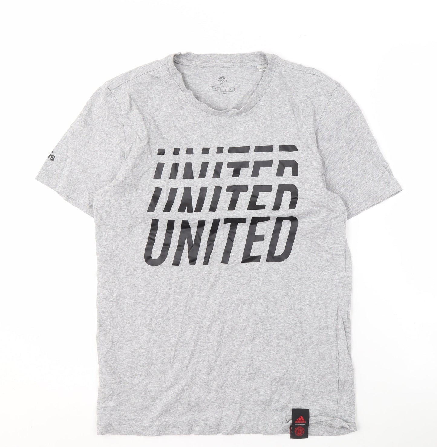 Adidas Men’s Grey S Graphic T-Shirt