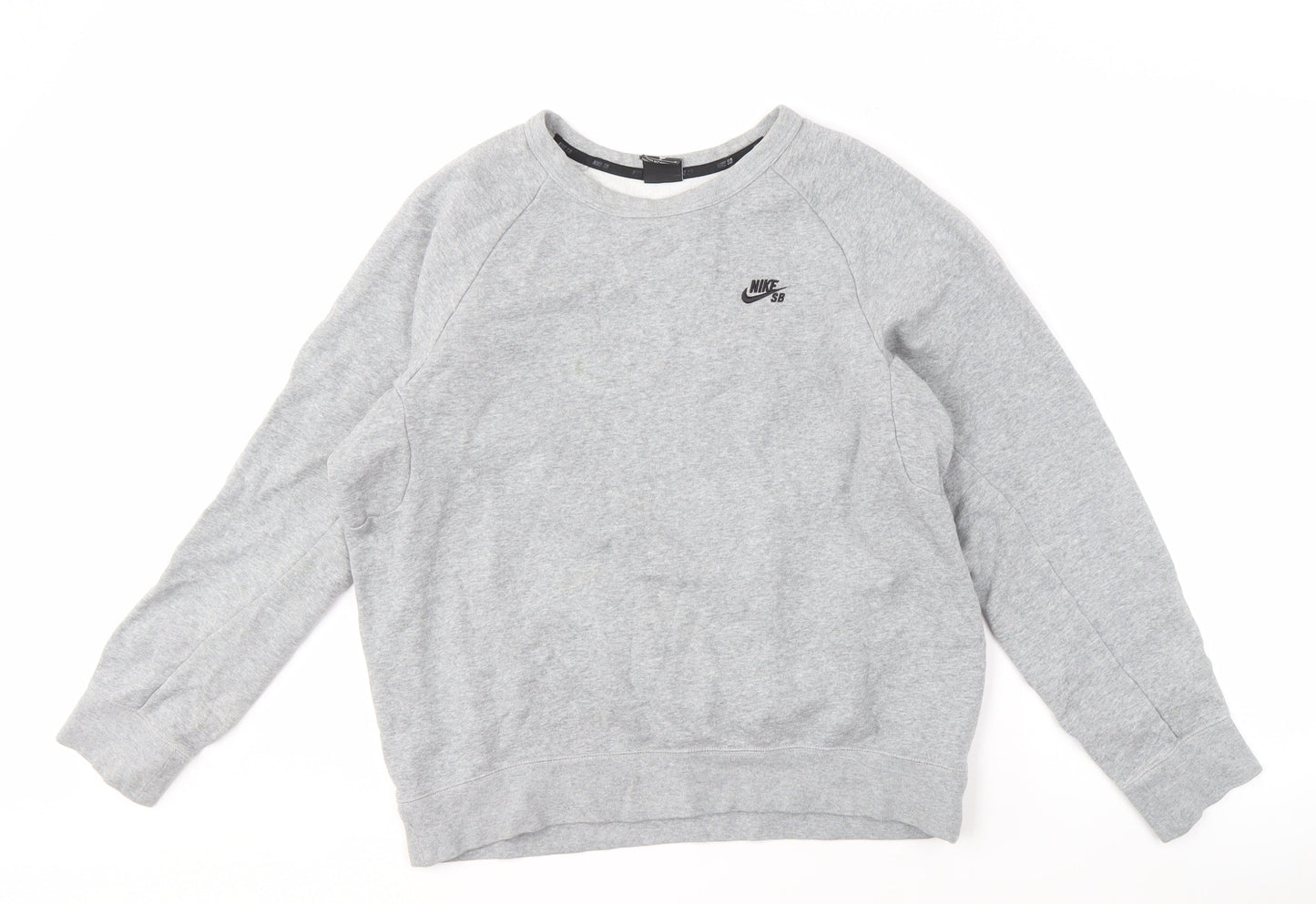Nike SB Men's Grey Pullover Sweatshirt M Logo