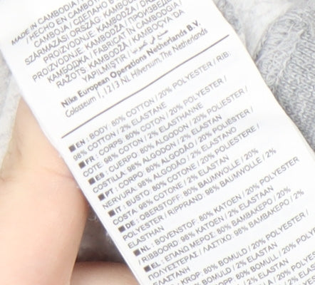 Nike SB Men's Grey Pullover Sweatshirt M Logo