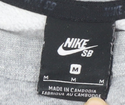 Nike SB Men's Grey Pullover Sweatshirt M Logo