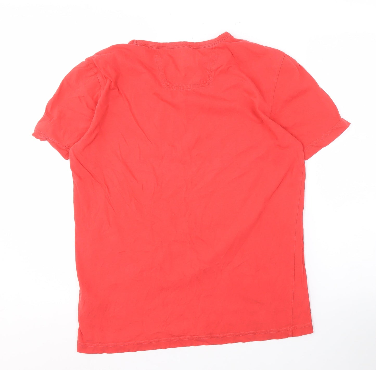 BOSS Men's Red Graphic Print T-Shirt Size M