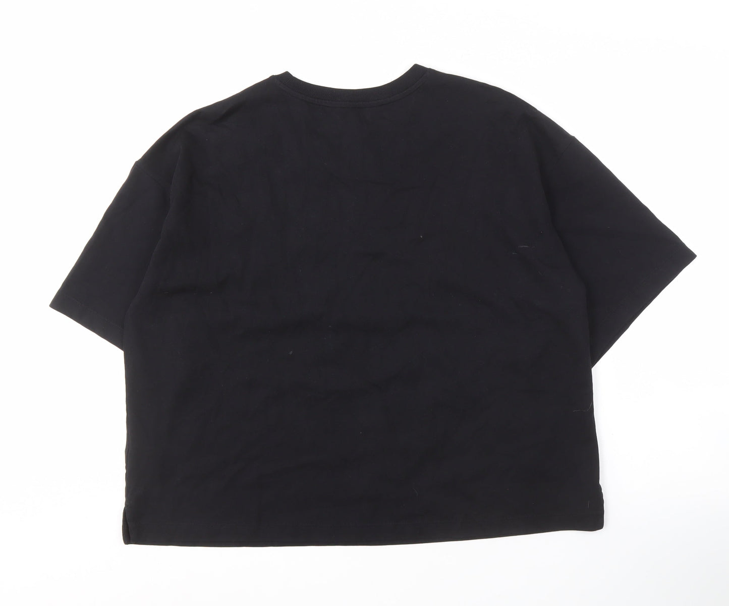 Marks and Spencer Women's Black Rhinestone T-Shirt