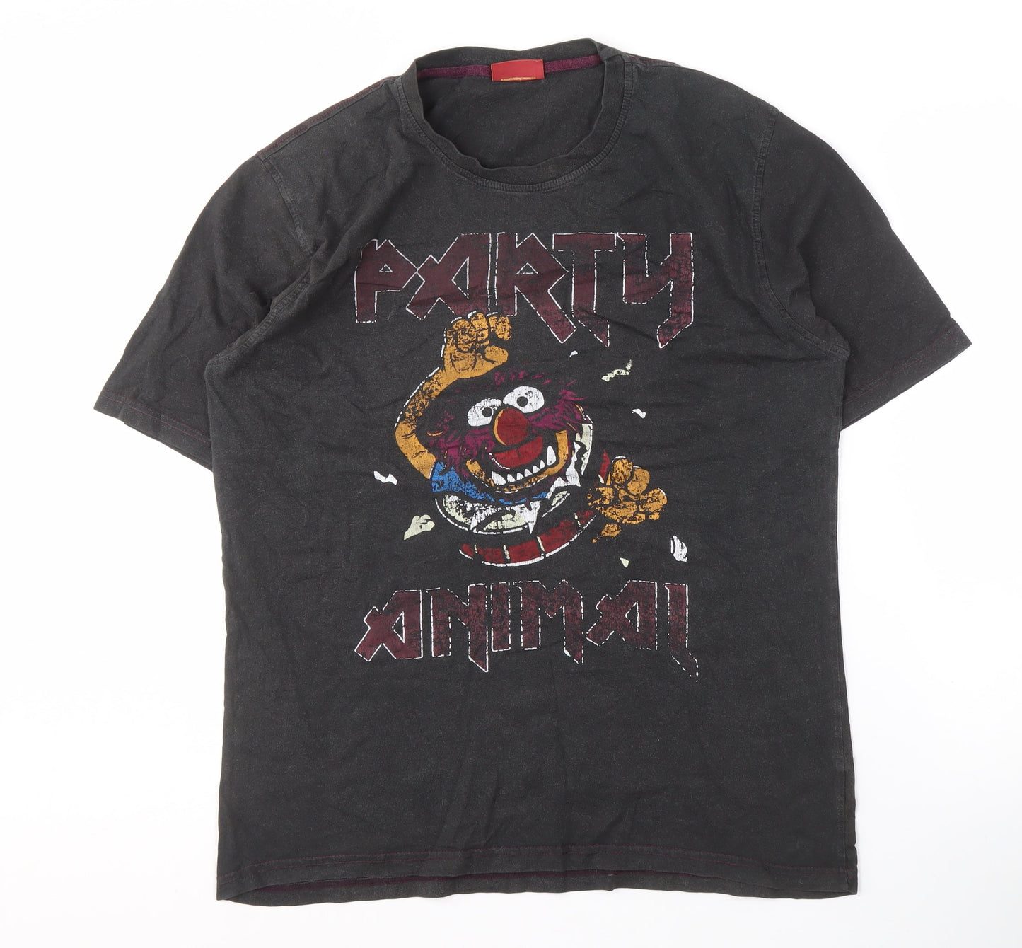 Disney at George Muppets Men's Black Medium Graphic T-Shirt