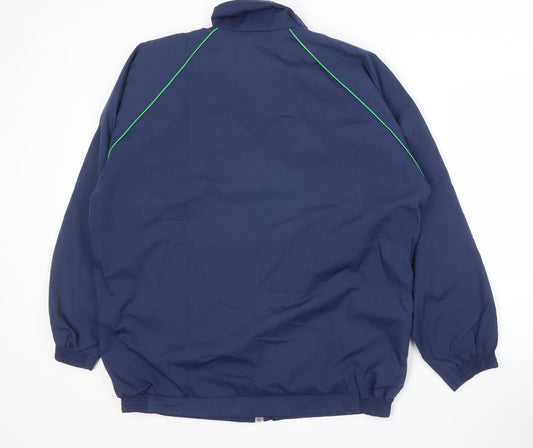 Mileta Men's Blue Jacket, XL, Breathable, Zip Closure