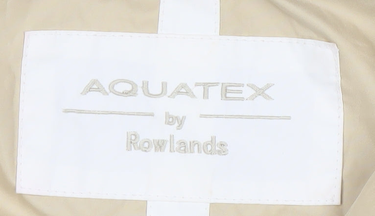 Aquatex by Rowlands White Women's Parka Coat Size 16