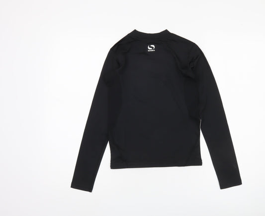 Sondico Boys' Black Long Sleeve Sports T-Shirt 11-12Y
