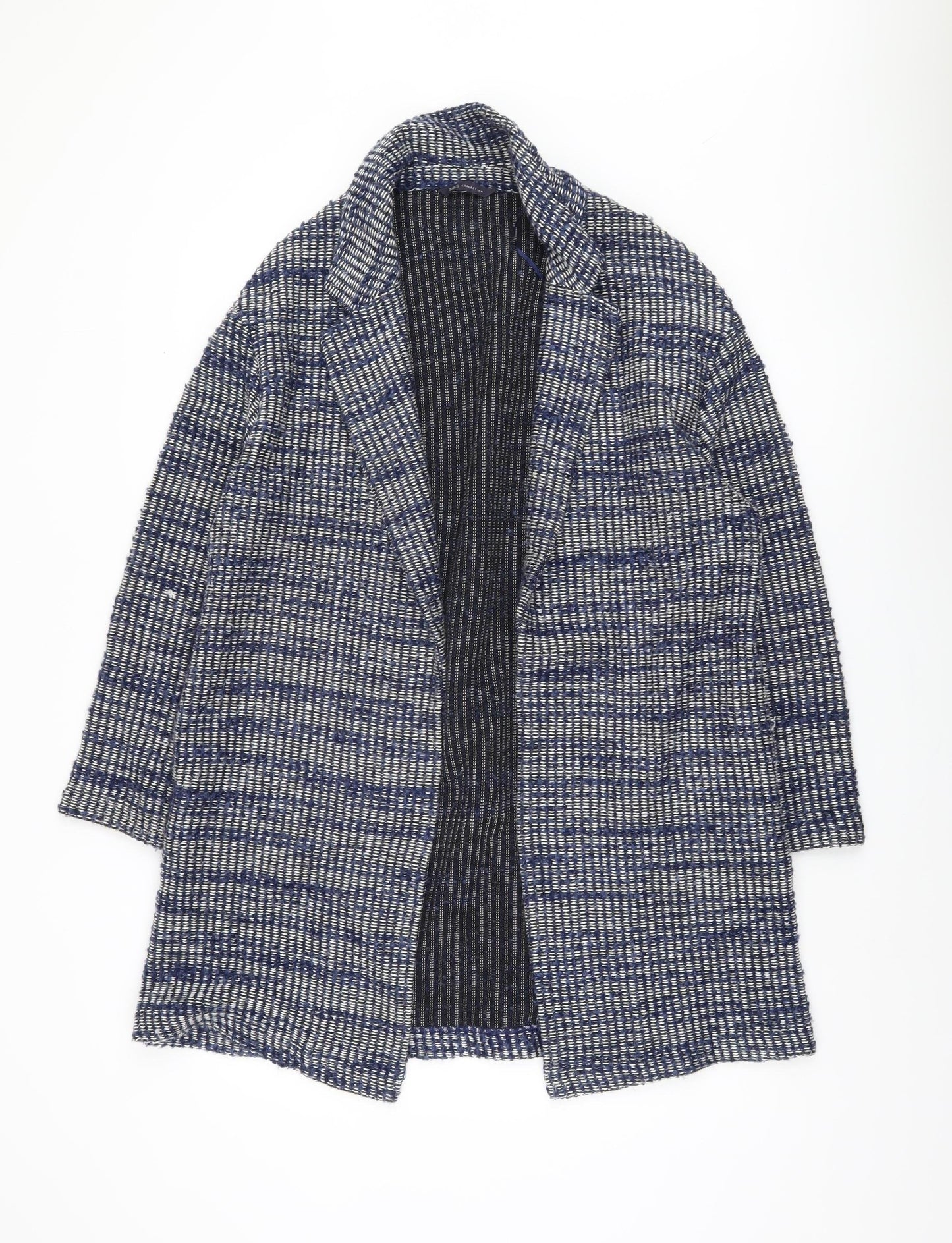 Marks and Spencer Women's Blue Open Front Cardigan Size 14