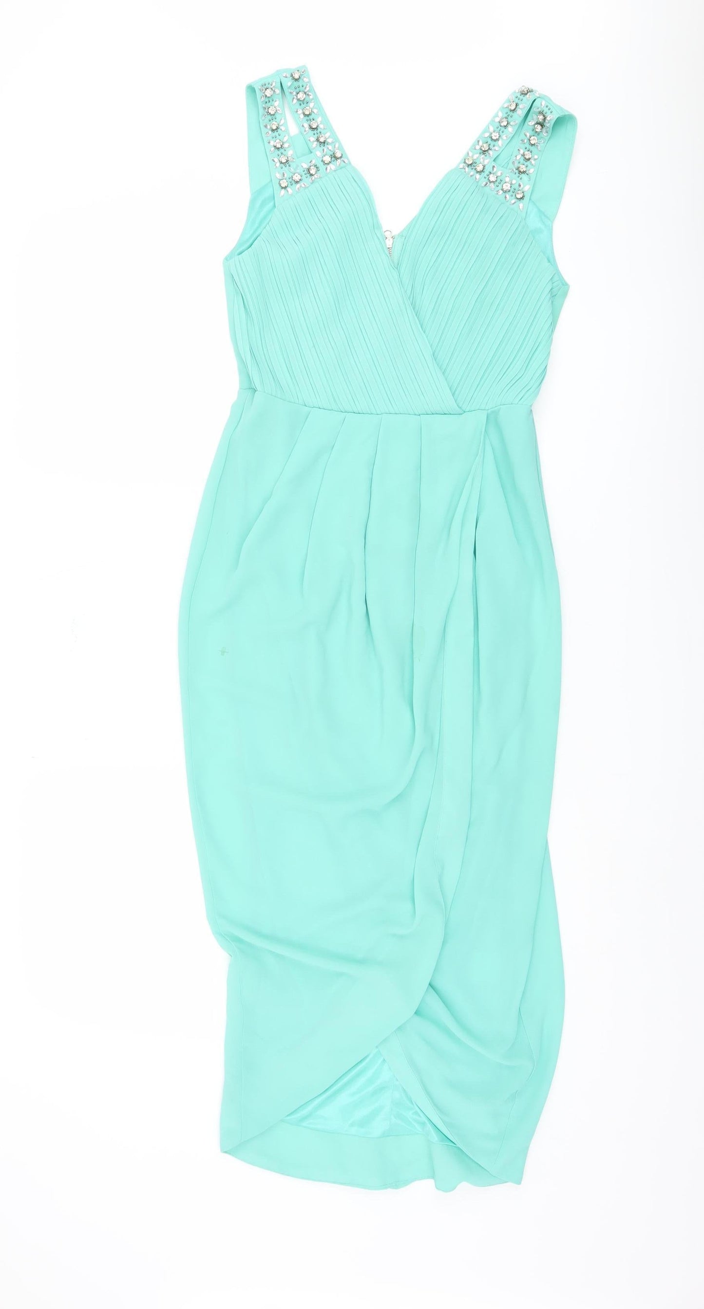 TFNC London Women's Green Bodycon Dress Size 10